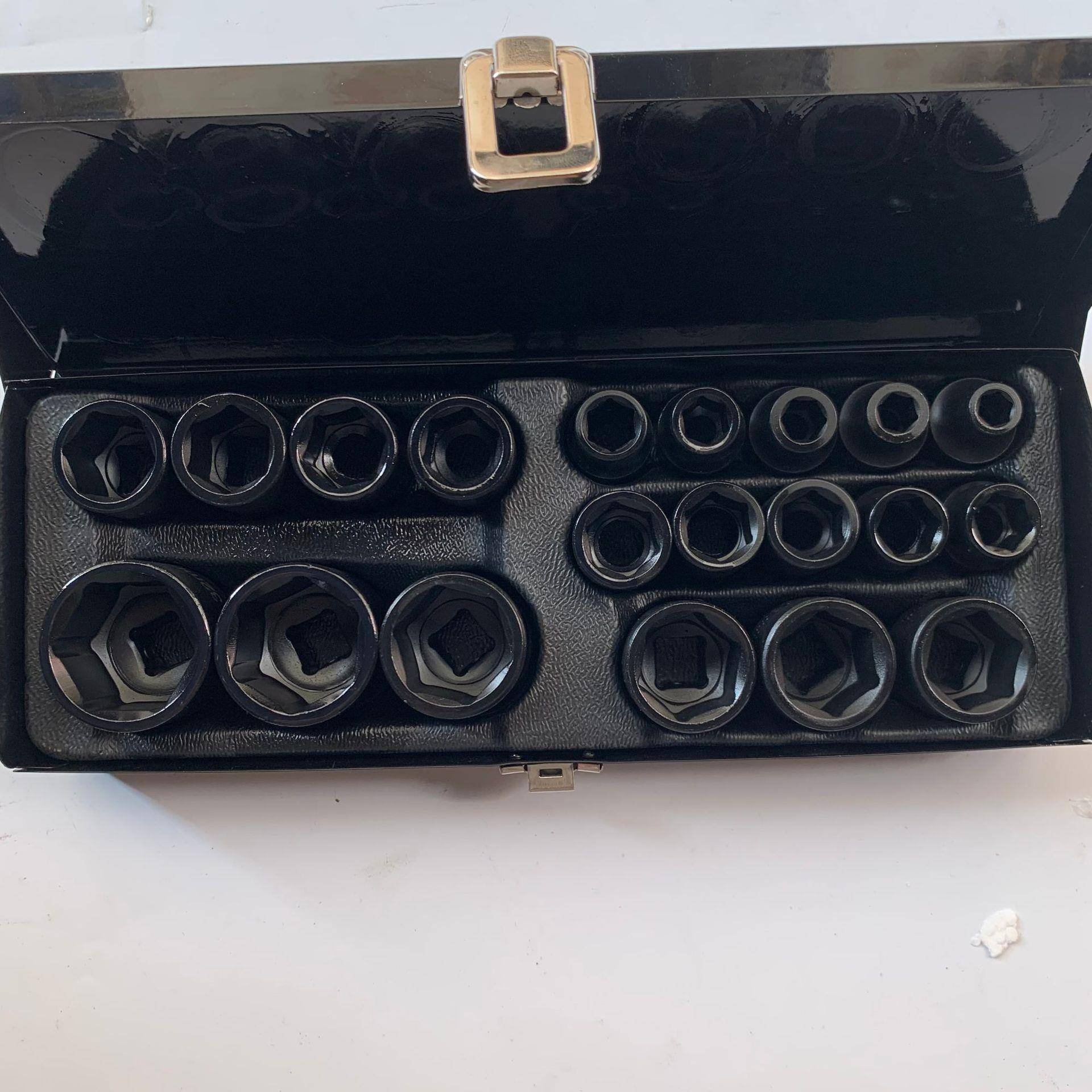 短套筒1/2气动电动扳手套筒配件六角8m-32mm大飞套头套筒