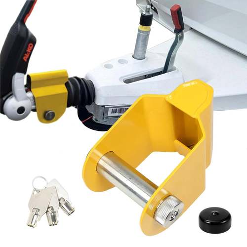 房车用品防盗拖车罩锁重型拖车连接装置拖车配件钥匙挂锁现货