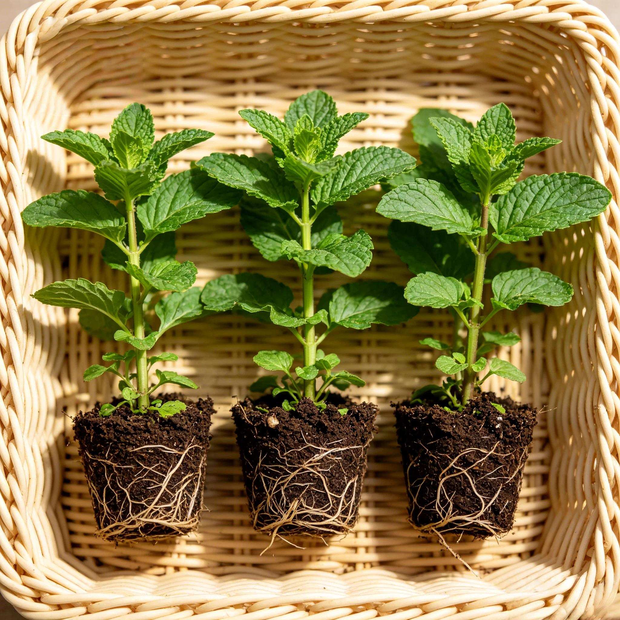 新鲜薄荷盆栽可食用香草室内绿植办公室桌面驱蚊薄荷苗四季好养