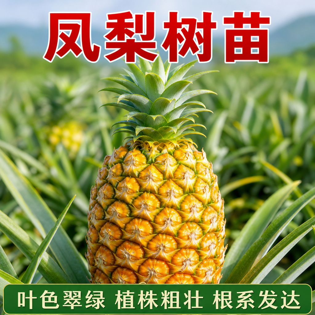 正宗金钻凤梨苗带根带叶当年结果