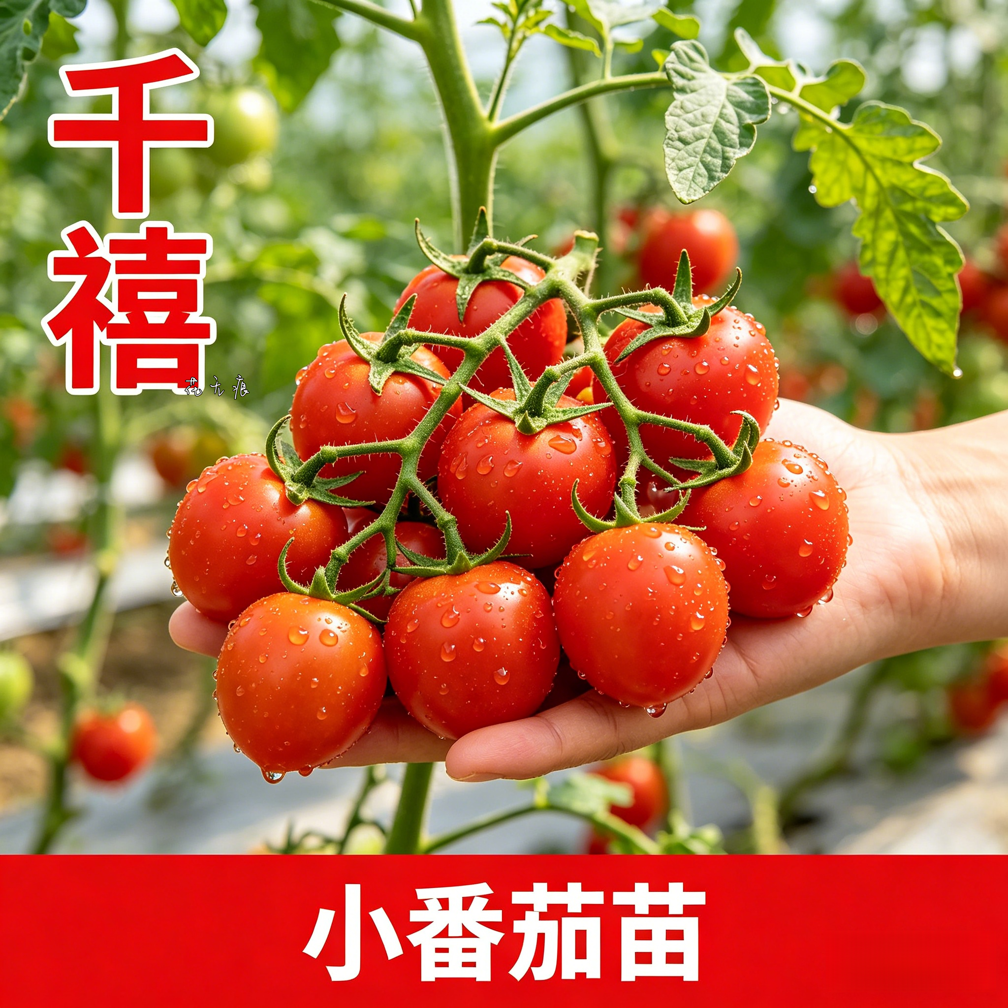 超甜高产千禧圣女果苗阳台盆栽