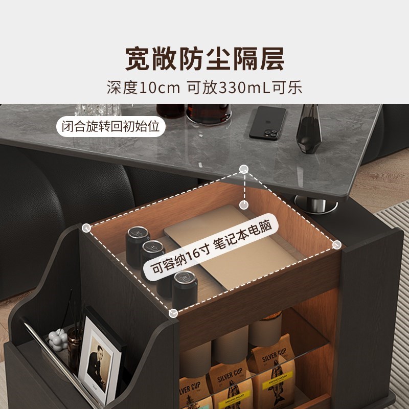 可升降茶几移动沙发边几边柜客厅折叠茶几小户型推车创意床头边桌