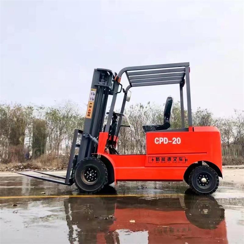 电动叉车新能源座驾式电动叉车1吨2吨T电力堆高升降搬运叉车