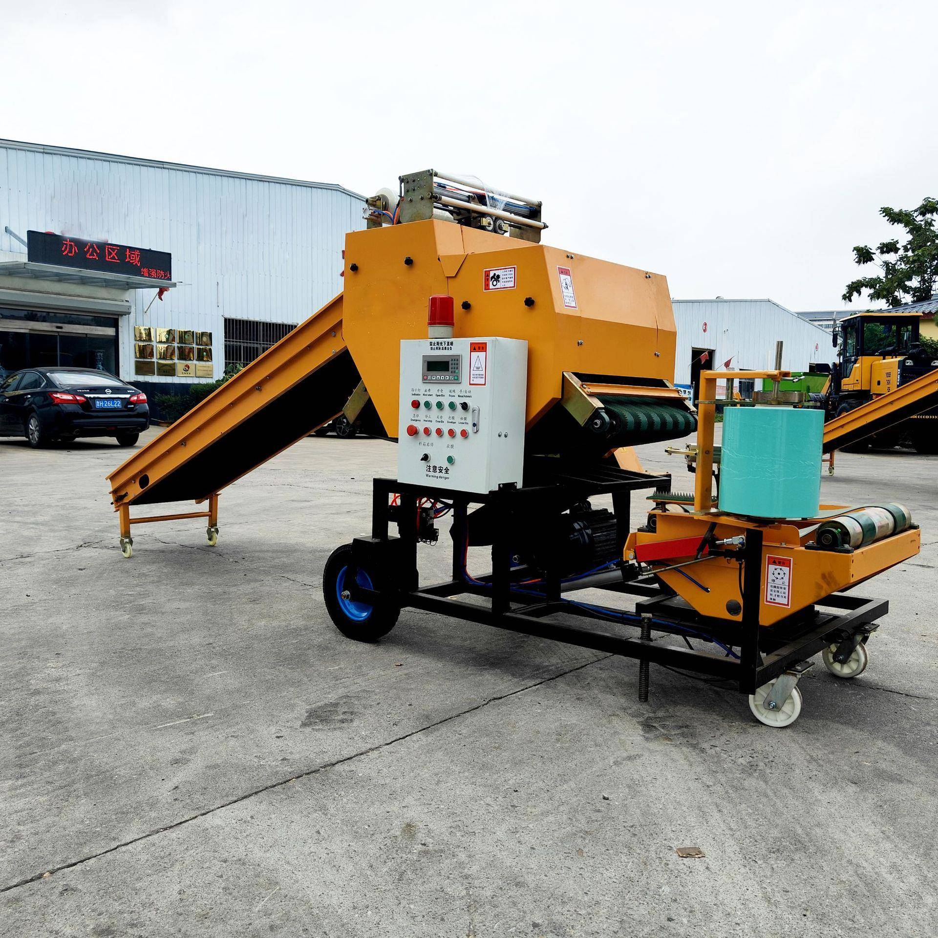 60皮带款裹包机下膜款青储打捆包膜机青储打包机