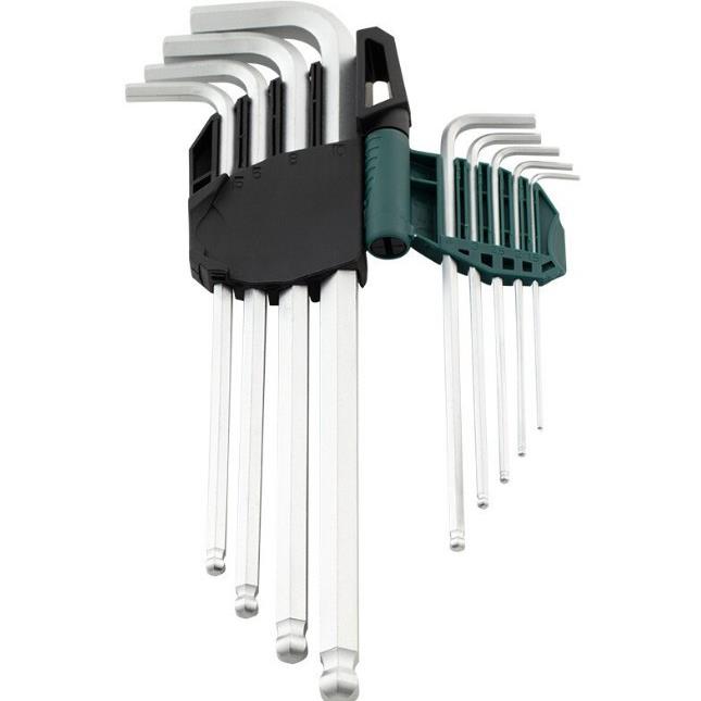 【折扣价】球头内六角扳手9件套装长款L型内六角09101A09101