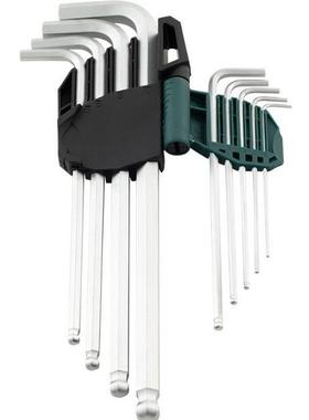 【折扣价】球头内六角扳手9件套装长款L型内六角09101A09101