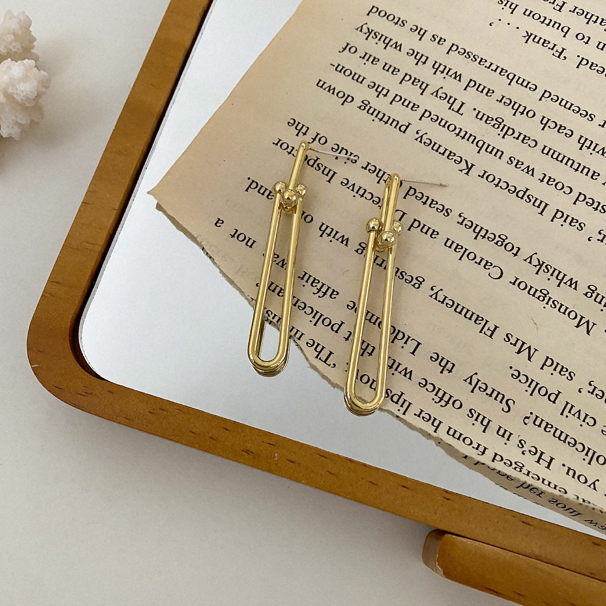 韩国简约气质款网红耳钉韩版简约冷淡风金属耳坠设计感耳饰品,饰品/流行首饰/时尚饰品新,耳环,淘宝优惠券,粉丝福利购,淘宝优惠卷