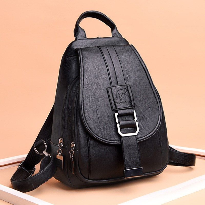 头层牛皮双肩包女软真皮背包单肩胸包多功能休闲2025新款百搭时尚,箱包皮具/热销女包/男包,双肩背包,淘宝优惠券,粉丝福利购,淘宝优惠卷