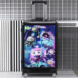 潮高颜值轻便儿童行李箱大容量26寸旅行箱男学生24寸女20寸登机箱