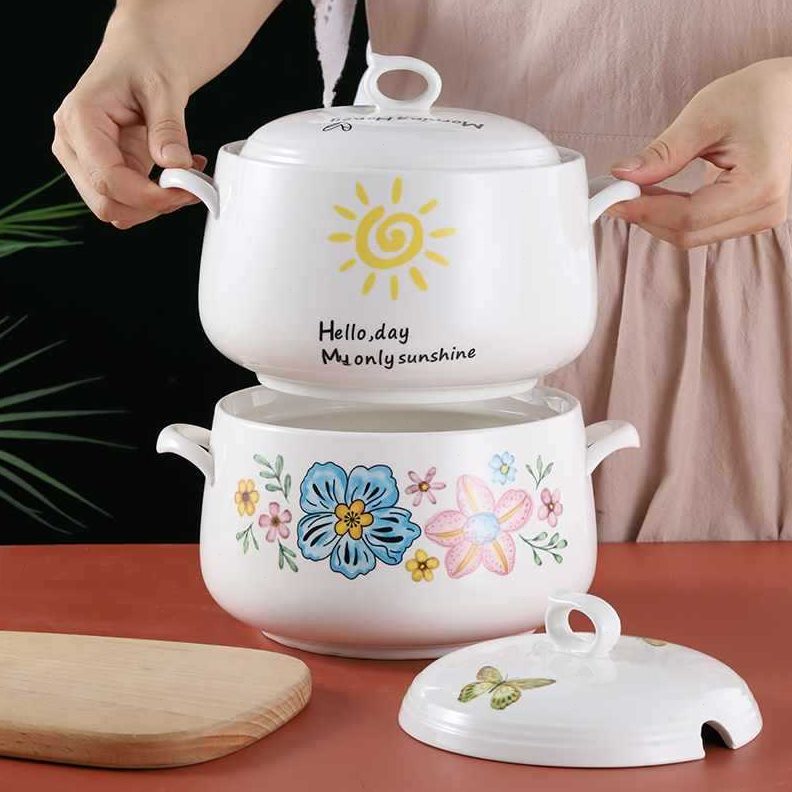 储泼辣椒油大号带盖家用猪油罐子陶瓷油罐耐高温罐调料罐双耳