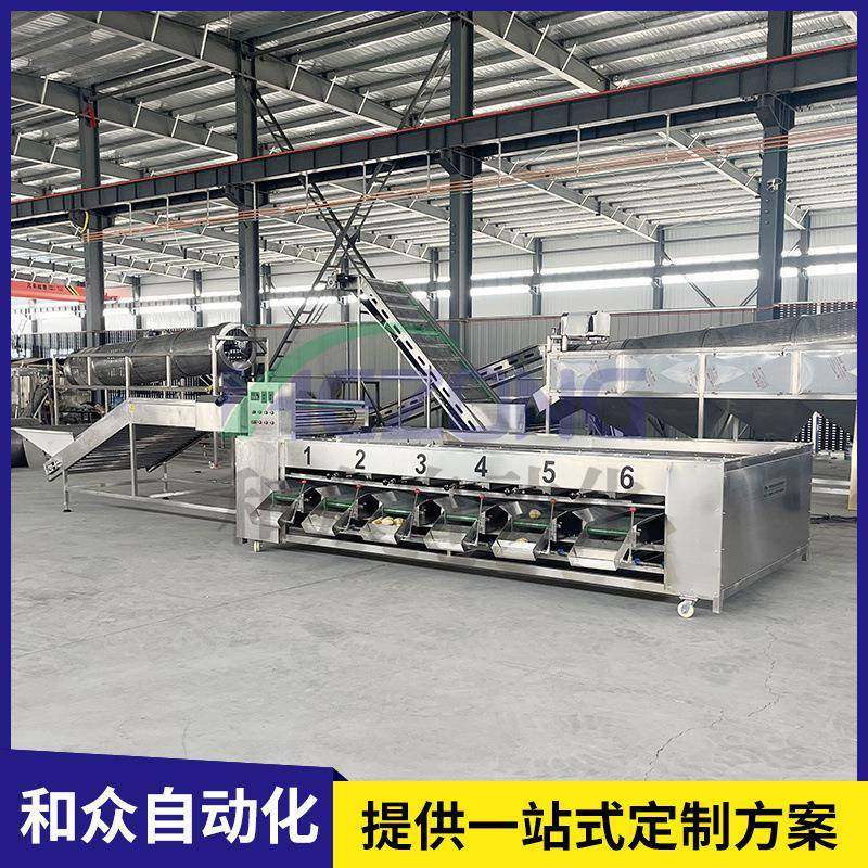苹果滚杠分选机千禧果分大小选果机商用红薯洋葱柠檬大小分级机