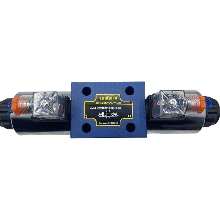 油昆4WE10E 10G 10J 10H 10D 10Y31/CG24VCW220V液压阀电磁换向阀