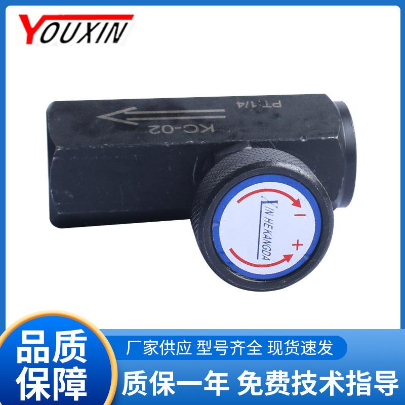 单向节流阀TVC- 螺纹直通式螺纹单向节流阀