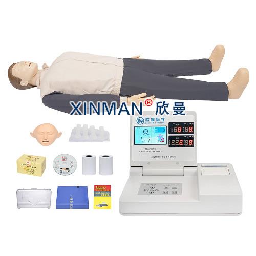 高级全自动电脑心肺复苏模拟人CPR人体模型带实战考核功能