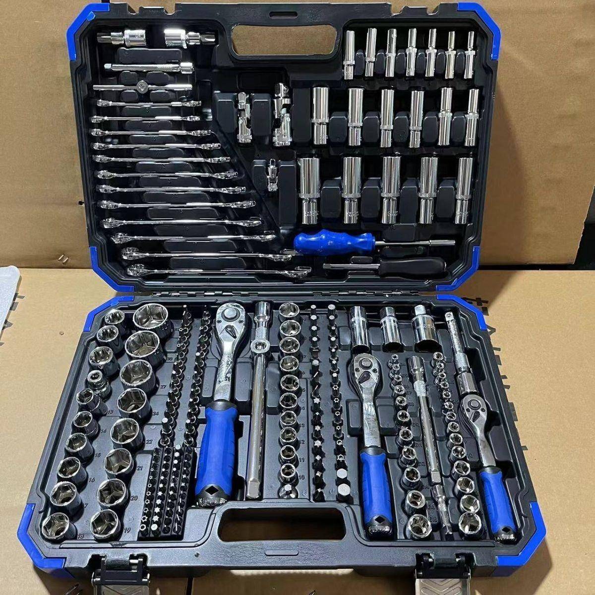 汽修121件套工具套装汽车维修维修组套筒扳手组套组合棘轮修车