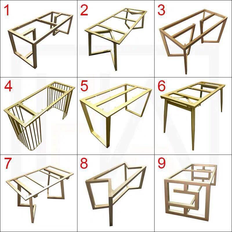 铁艺桌腿桌架办公会议客厅餐厅桌腿支架现代简约创意茶几脚架子