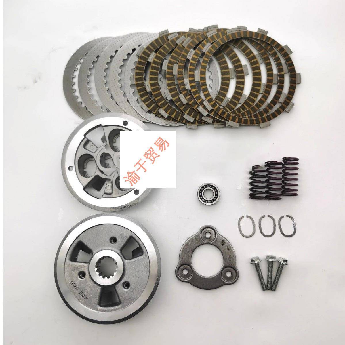 适用于春风cf450sr滑动离合器nk4006长江fcc摩擦铁片木钢片大鼓