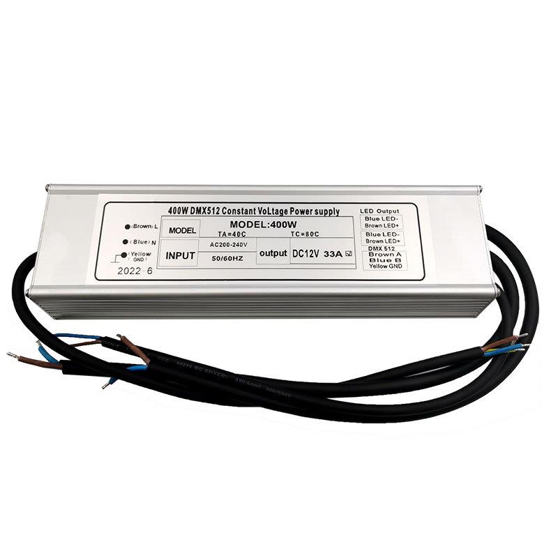 LED防水开关电源400W12V/24Vdmx512控制器电源3年led恒压电源