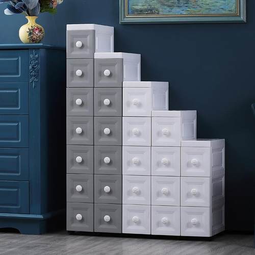 15cm宽夹缝收纳柜抽屉式厨房卫生间储物柜子浴室缝隙窄多层置物架