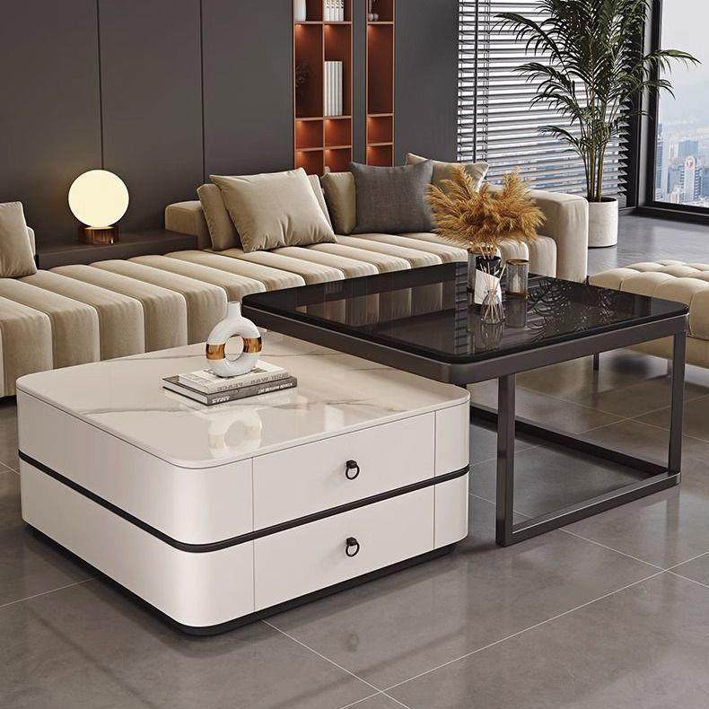 岩板茶几轻奢现代简约客厅新款玻璃家用伸缩小户型意式方形组合,家装灯饰光源,其它灯具灯饰,淘宝优惠券,粉丝福利购,淘宝优惠卷