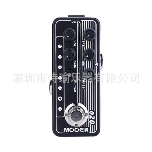魔耳MOOER数字小前级M020-BLUENO单块效果器