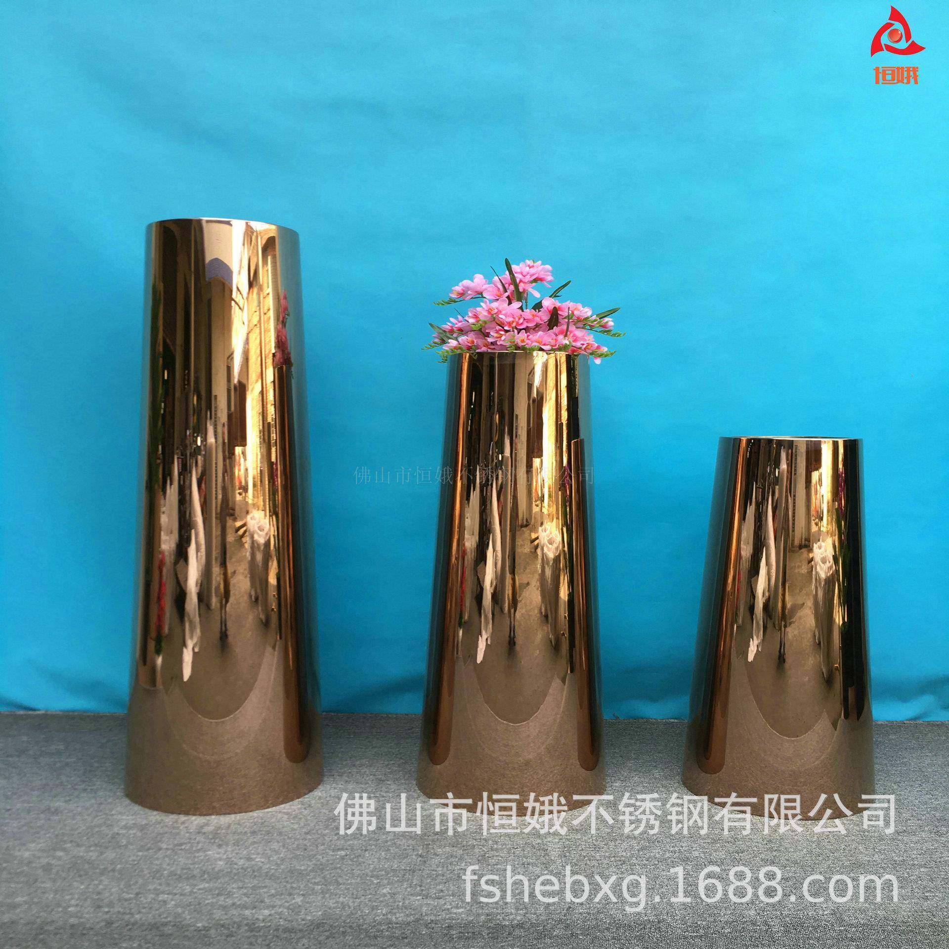 不锈钢花盆金属花瓶镜面花盆304不锈钢玫瑰金花盆,家装灯饰光源,其它灯具灯饰,淘宝优惠券,粉丝福利购,淘宝优惠卷