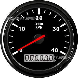 85mm针脚安装 发动机转速表4000转1 300速比通用款 12V24V 改装