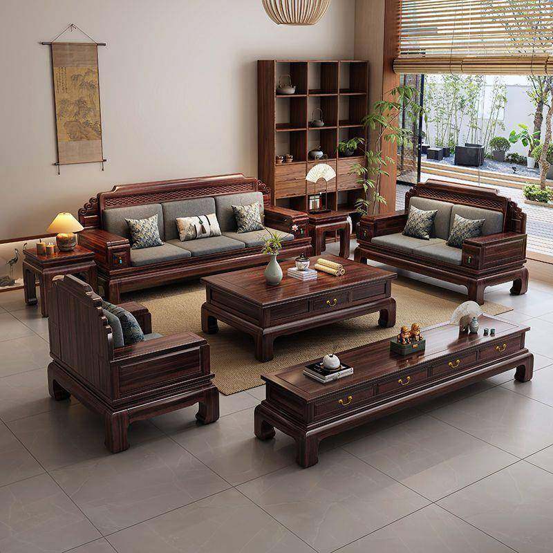 新中式菠萝格实木沙发组合客厅家用仿古贵妃转角冬夏两用别墅组合,金属材料及制品,金属加工件/五金加工件,淘宝优惠券,粉丝福利购,淘宝优惠卷