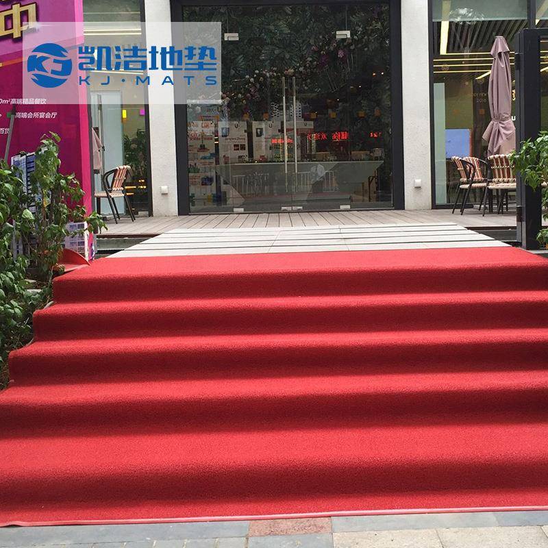 写字楼商务大厦进门地垫楼梯垫走廊抗收缩输水丝圈地垫开业地毯