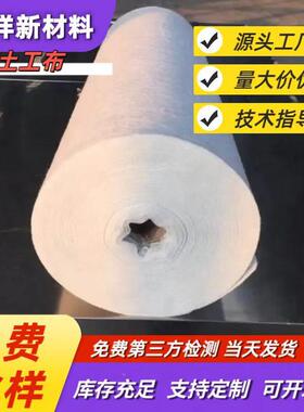 DII国标土工布涤纶纤维反滤土工布工制200g非造针刺养护土布