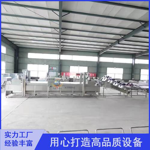 地连续式芋头水油炸条机 速冻瓜条油炸流线 全自WCQ动油炸设备