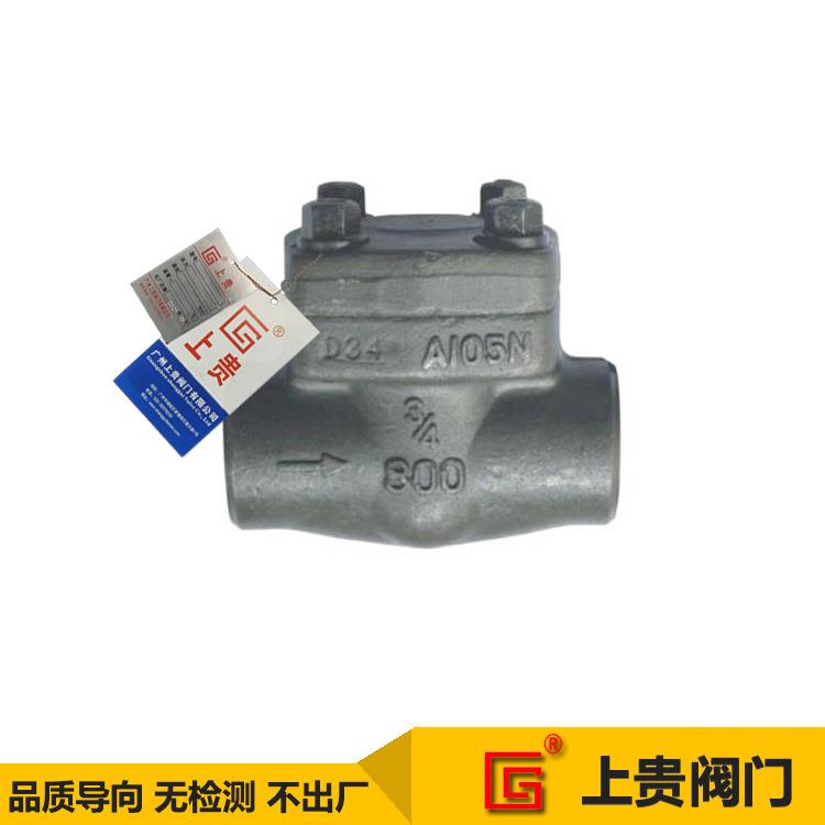 H14H-800LBH14H-100锻钢丝扣止回阀NPT内螺纹A105N锻钢止回阀