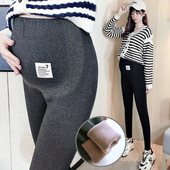 外穿小脚裤 加绒加厚棉裤 冬季 大码 孕妇裤 托腹保暖打底裤 子女秋冬款