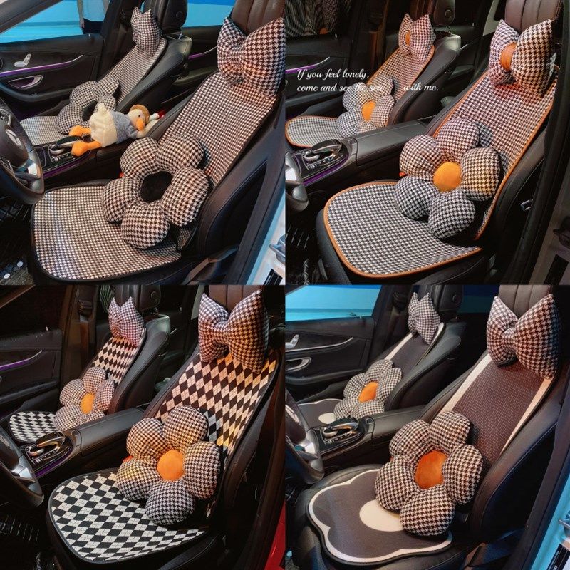 汽车坐垫四季通用夏季座垫可爱卡通女神网红透气冰丝凉垫女车坐,汽车用品/电子/清洗/改装,通用座套/座垫,淘宝优惠券,粉丝福利购,淘宝优惠卷