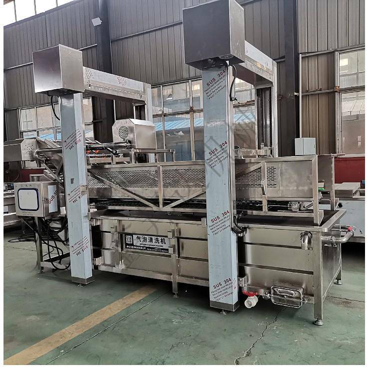 冻肉冻鱼解冻清洗机鸡爪鸡胗鸡胸肉水浴式气泡清洗机