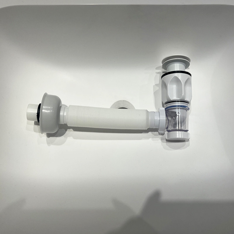 可丽耐防臭下水器按压弹跳式洗手盆脸盆台盆墙排45溢水口90度通用,家装主材,下水器,淘宝优惠券,粉丝福利购,淘宝优惠卷