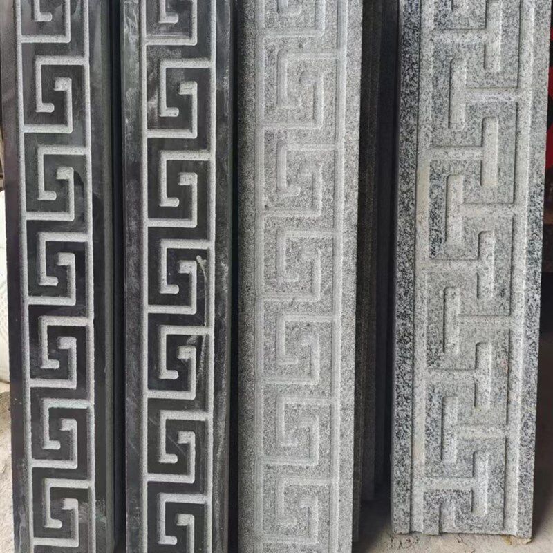 别墅庭院大理石石材云纹花边回形纹万字纹定制地雕边框浮雕腰线,家装主材,仿大理石瓷砖,淘宝优惠券,粉丝福利购,淘宝优惠卷