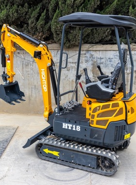 新款HT18果园挖掘机 1.8吨家用多功能微挖 市政园林种植挖土机