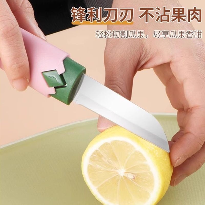 水果刀可带高铁宿舍用学生削皮刀刮皮器家用便携多功能二合一神器