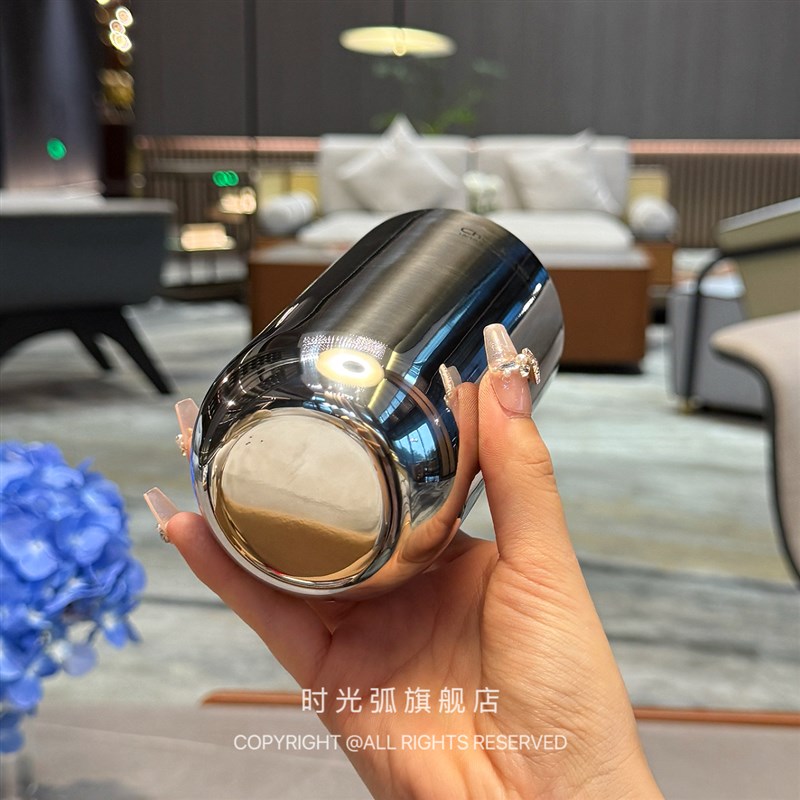 *老板娘自留漂亮*CK18-10不锈钢加厚啤酒杯简约饮料杯随手杯单层