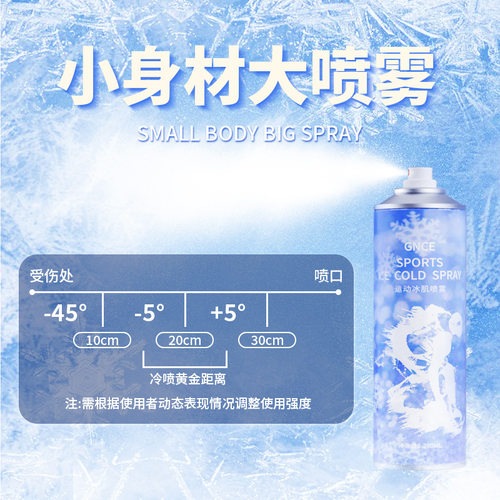 GNCE运动冰肌降温喷雾