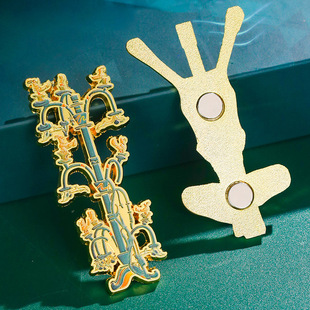 川蜀文化纪念品三星堆青铜神树冰箱贴四川成都磁性贴感高颜值旅游