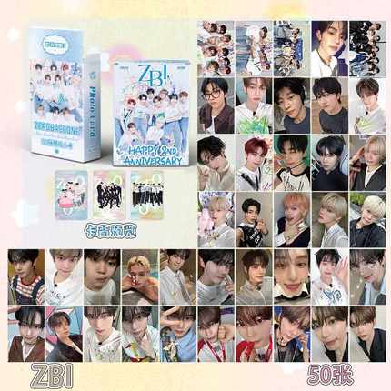 ZB1小卡 盒装50张 57x86mm ZERO BASE ONE镭射小卡片Lomo卡明信片