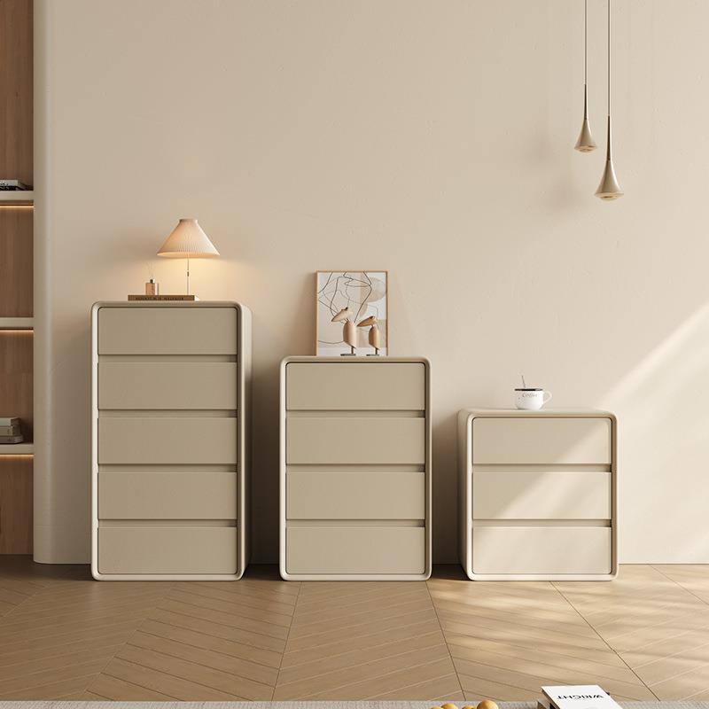 【折扣价】奶油风实木斗橱三四五斗柜现代简约客厅家用靠墙卧室免