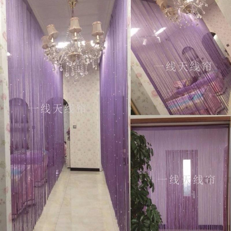 【折扣价】线帘门帘隔断水晶珠帘装饰客厅隔断帘玄关帘挂帘卧室屏