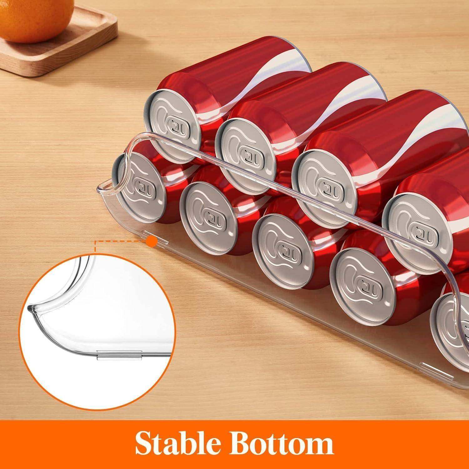 【折扣价】2025新款跨境2/4个冰箱收纳箱，带透明汽水罐