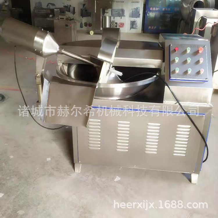 全自动变频高速斩拌机 鱼丸鱼糜斩切乳化设备 果蔬肉类豆腐切碎机,清洗/食品/商业设备,斩拌机,淘宝优惠券,粉丝福利购,淘宝优惠卷
