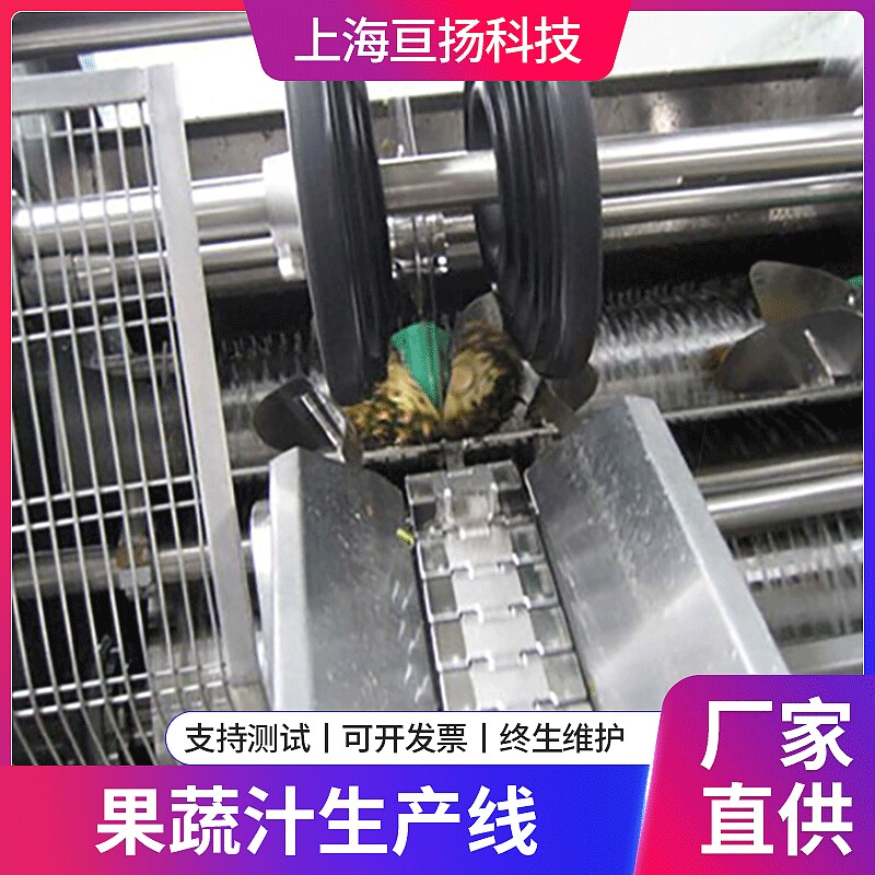 大型苹果梨汁清洗澄清浓缩杀菌灌装生产线 NFC果汁袋装设备