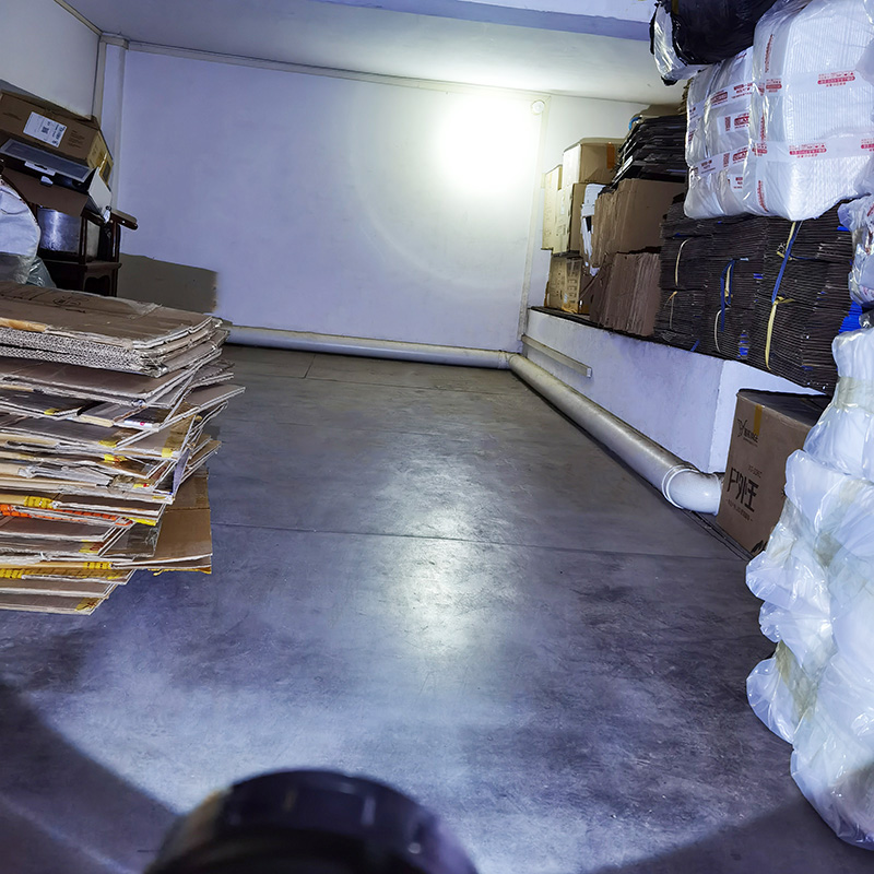 雅格可充电高亮防水手提灯探照灯强光应急矿灯家用手电筒