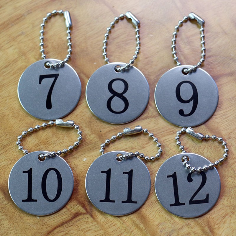 个性号码牌定制 金属定做 创意钢牌刻字 记号牌打标